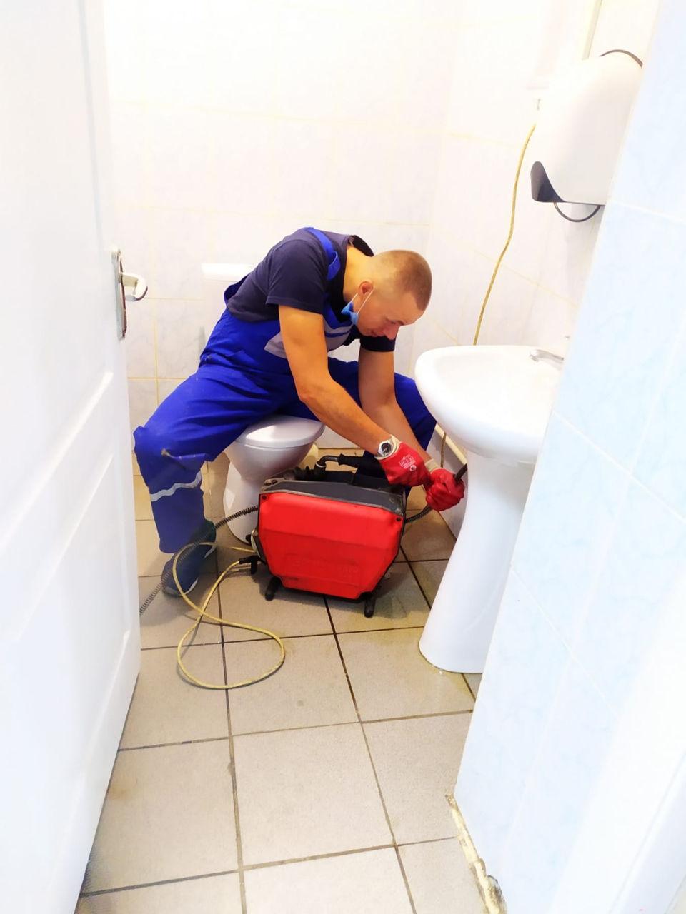 Чистка канализации, desfundarea canalizarii