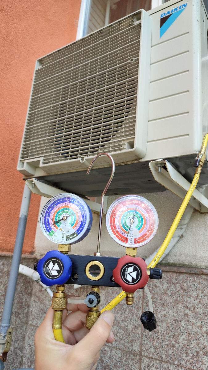 Reparatie conditionerilor. Alimentare cu Freon.